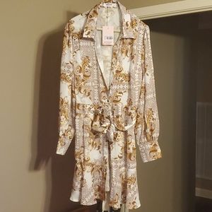 Misguided paisley print dress